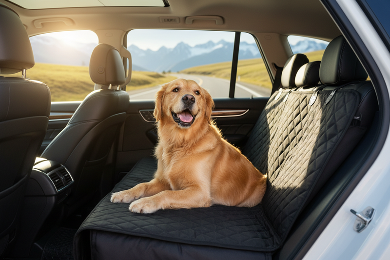 Golden Retriever Road Trip