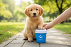 Puppy Paw Being Cleaned